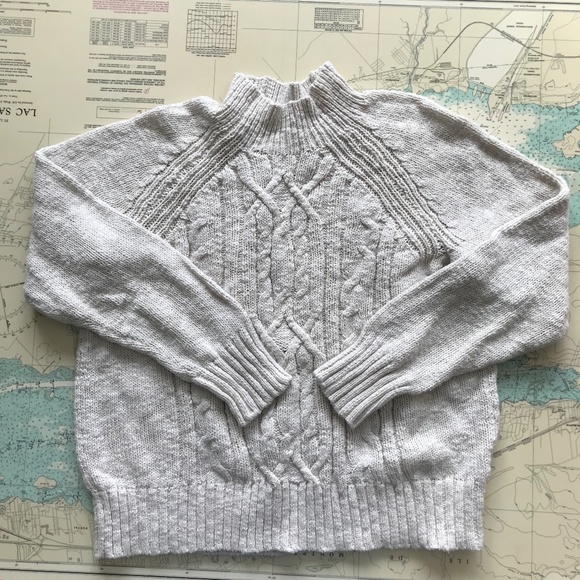 Tribal Sweaters - Cream Chunky Knit Sweater